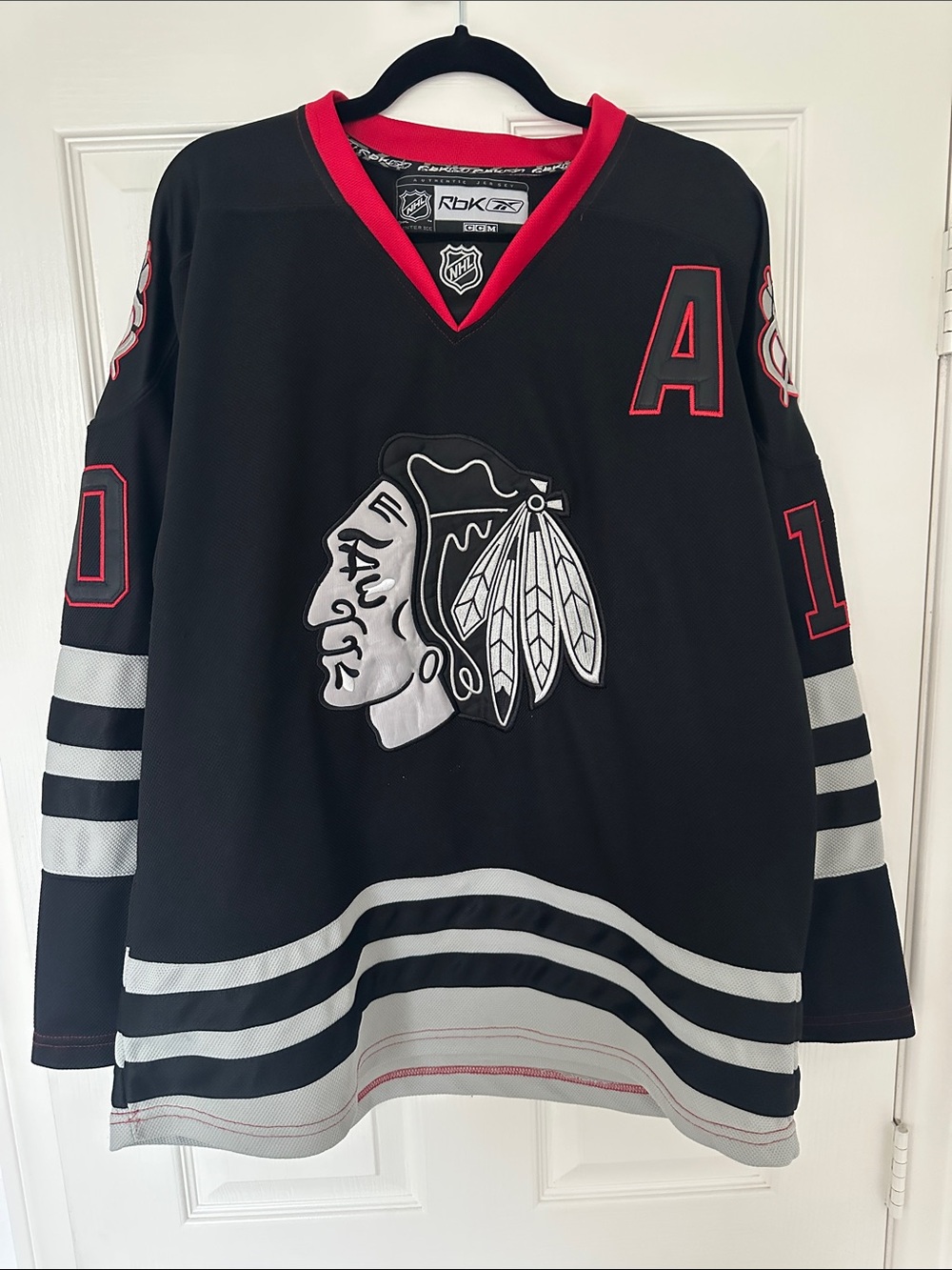 Reebok Center Ice Black Chicago Blackhawks Alternate Jersey